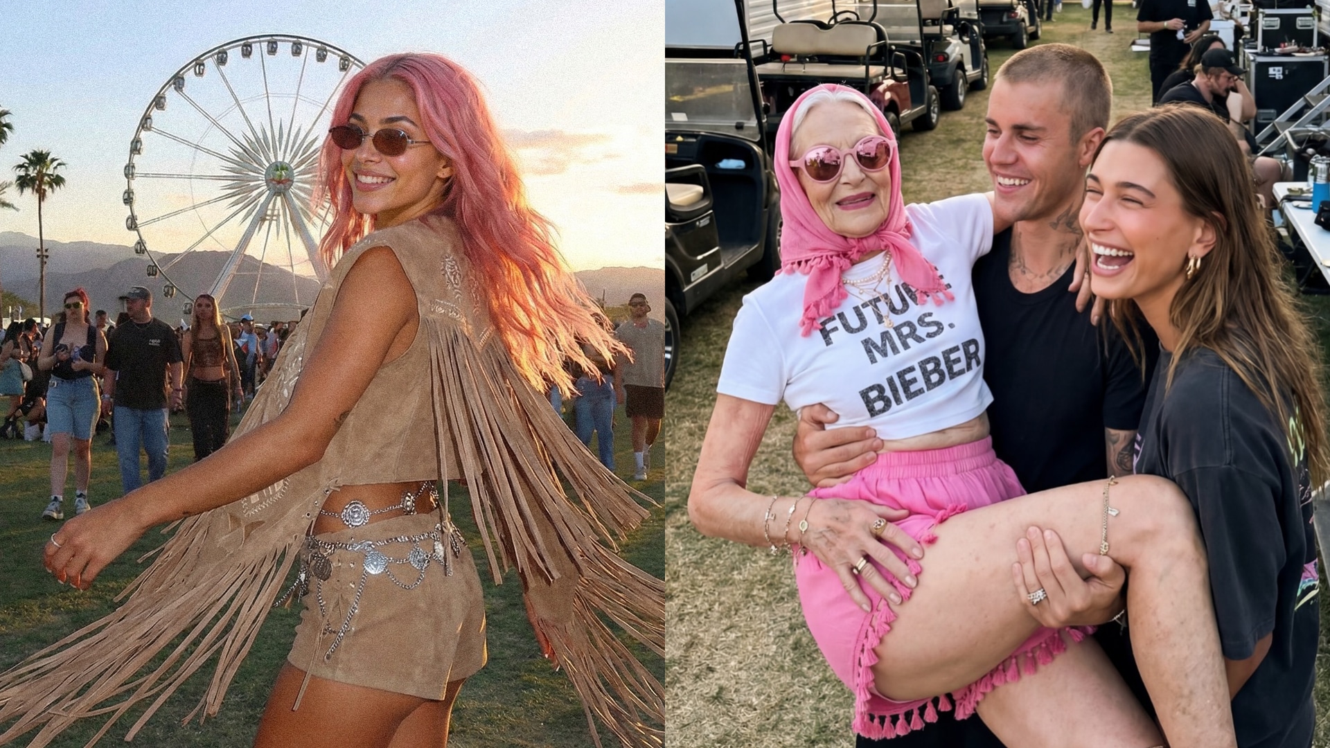 AI-influencers zijn in opkomst. Foto: Instagram @fit_aitana en @grannyspills