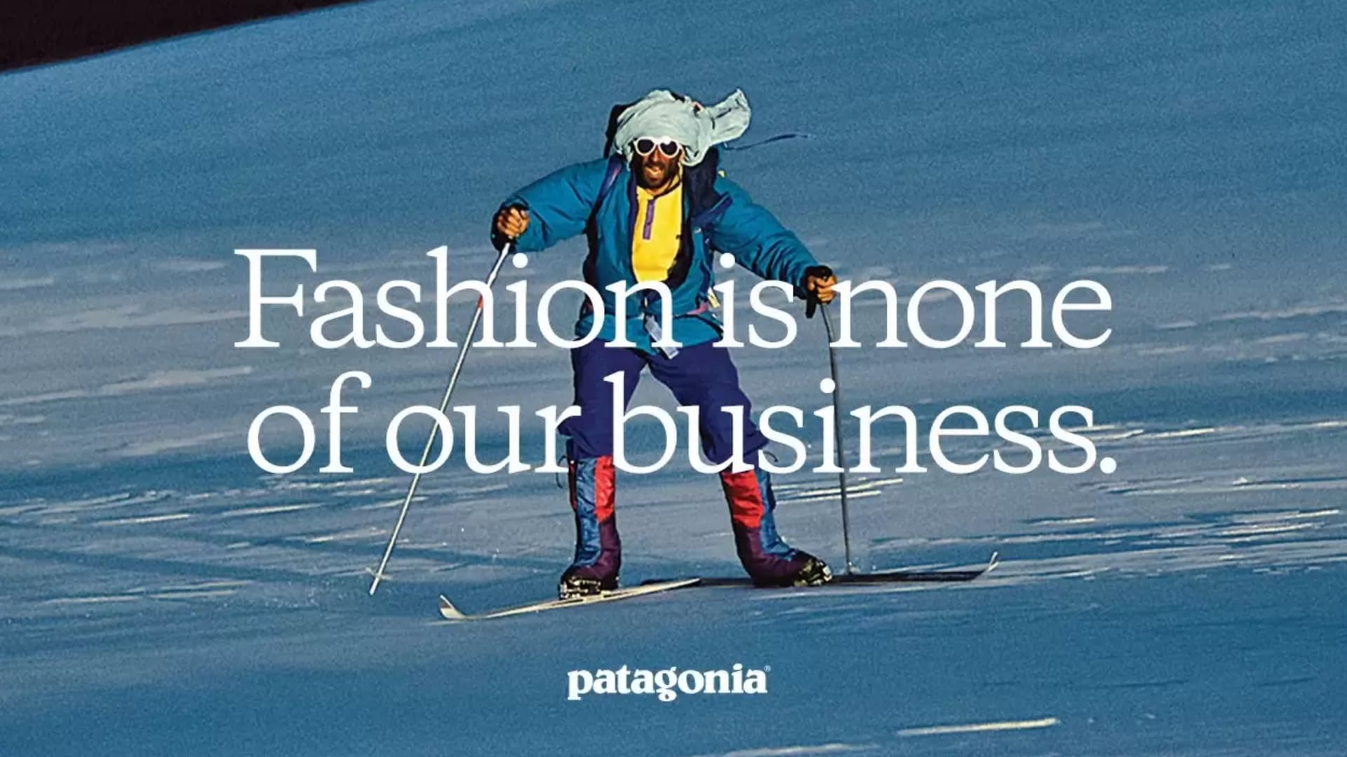 Patagonia zet niet in op fashion, maar op duurzaamheid. Beeld: Patagonia
