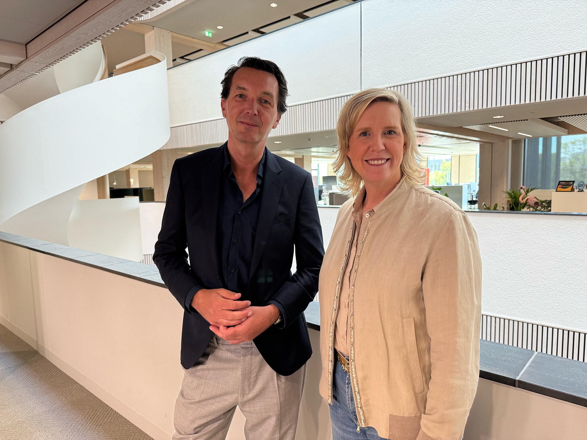 Paul van Riessen en Cynthia Koetsier. Foto: BusinessWise Paul van Riessen en Cynthia Koetsier. Foto: BusinessWise