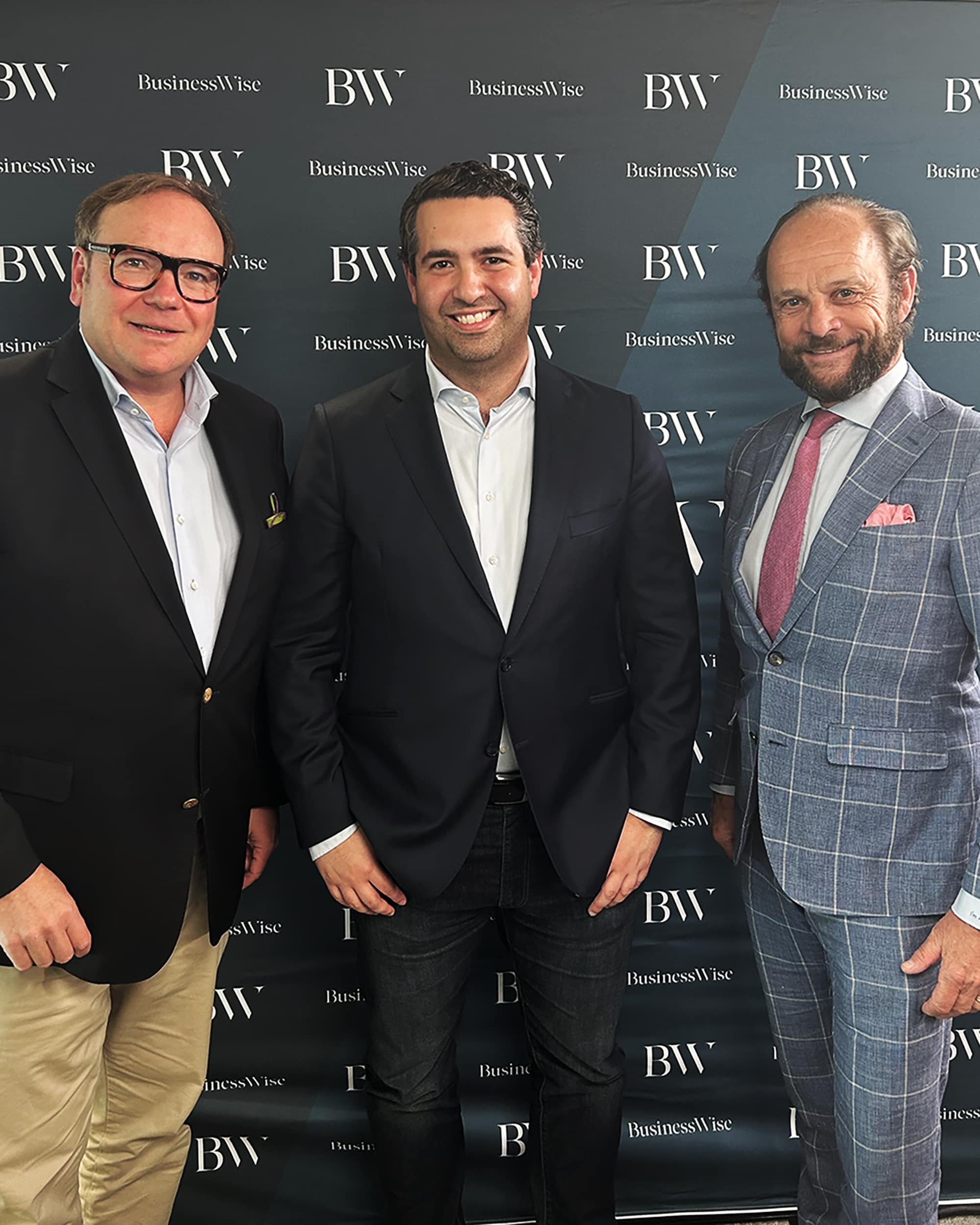 Arjen Paardekooper, Olivier de Neve en Eduard Schaepman in BusinessWise Weekly.