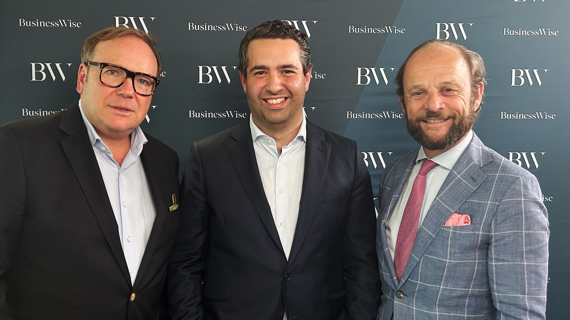 Arjen Paardekooper, Olivier de Neve en Eduard Schaepman in BusinessWise Weekly. BusinessWise