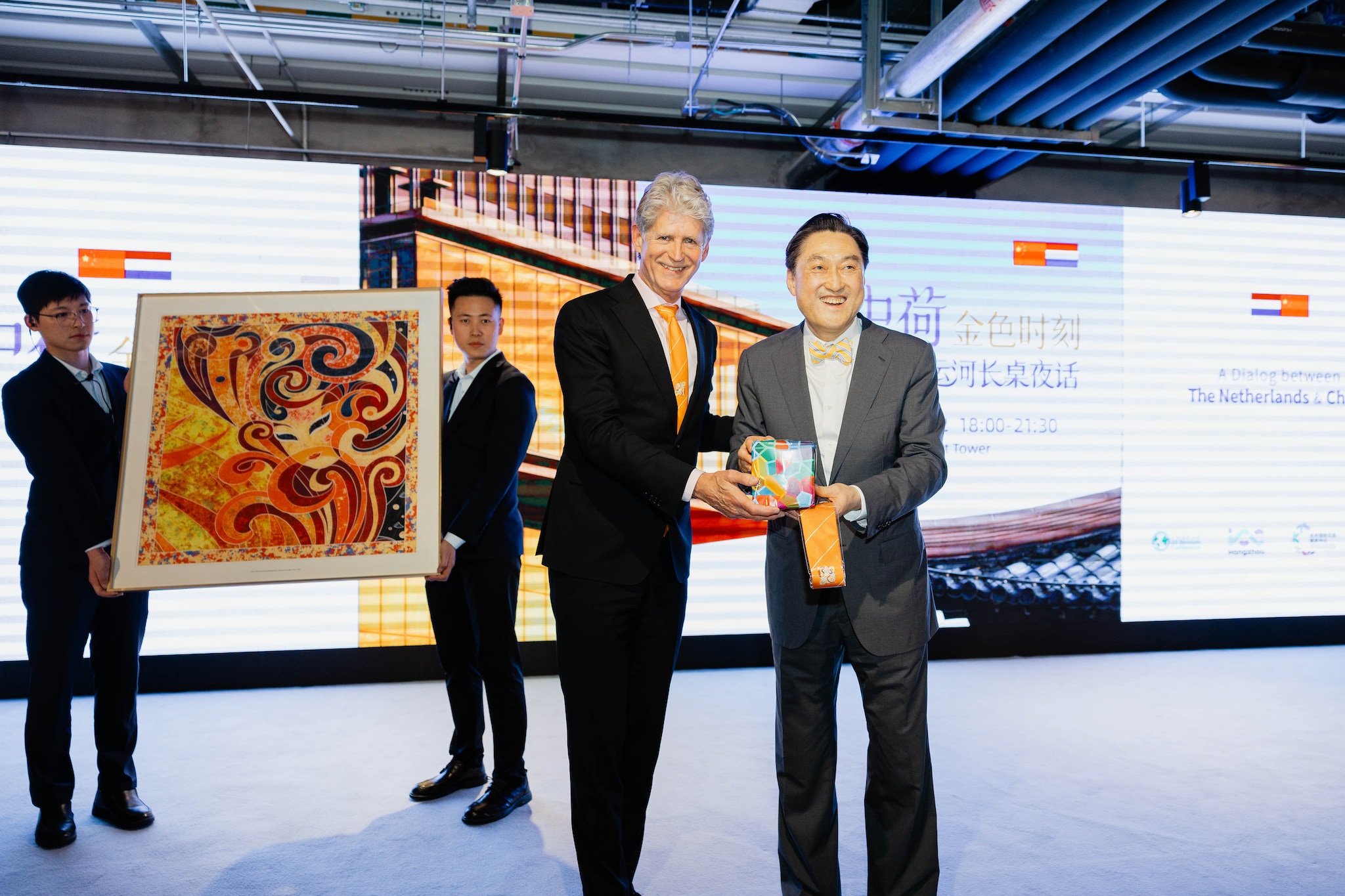 Hans Tijl, algemeen directeur provincie Flevoland in China.
