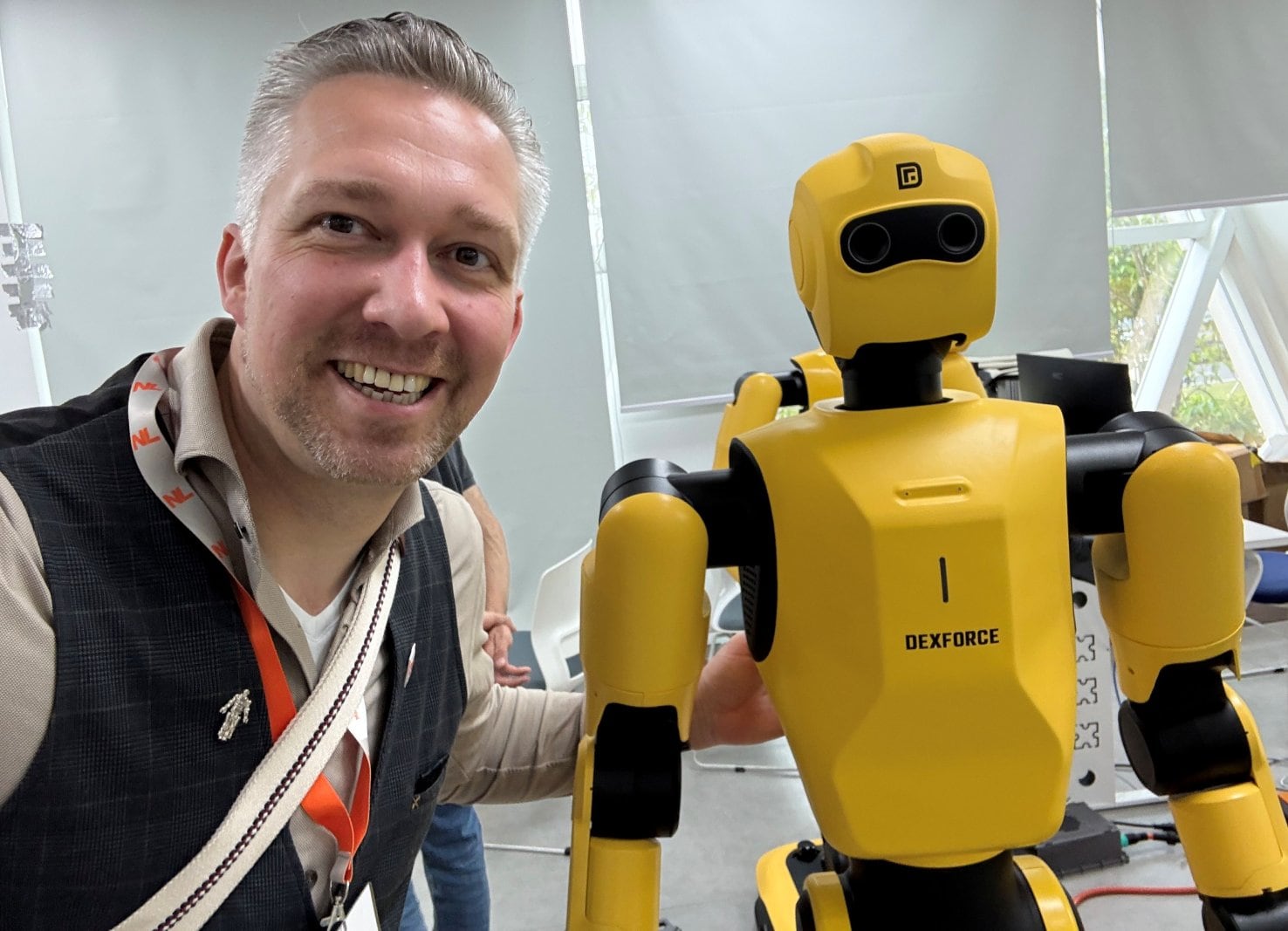 Thijs Dorssers van RoboticsNL in Shenzhen. RoboticsNL