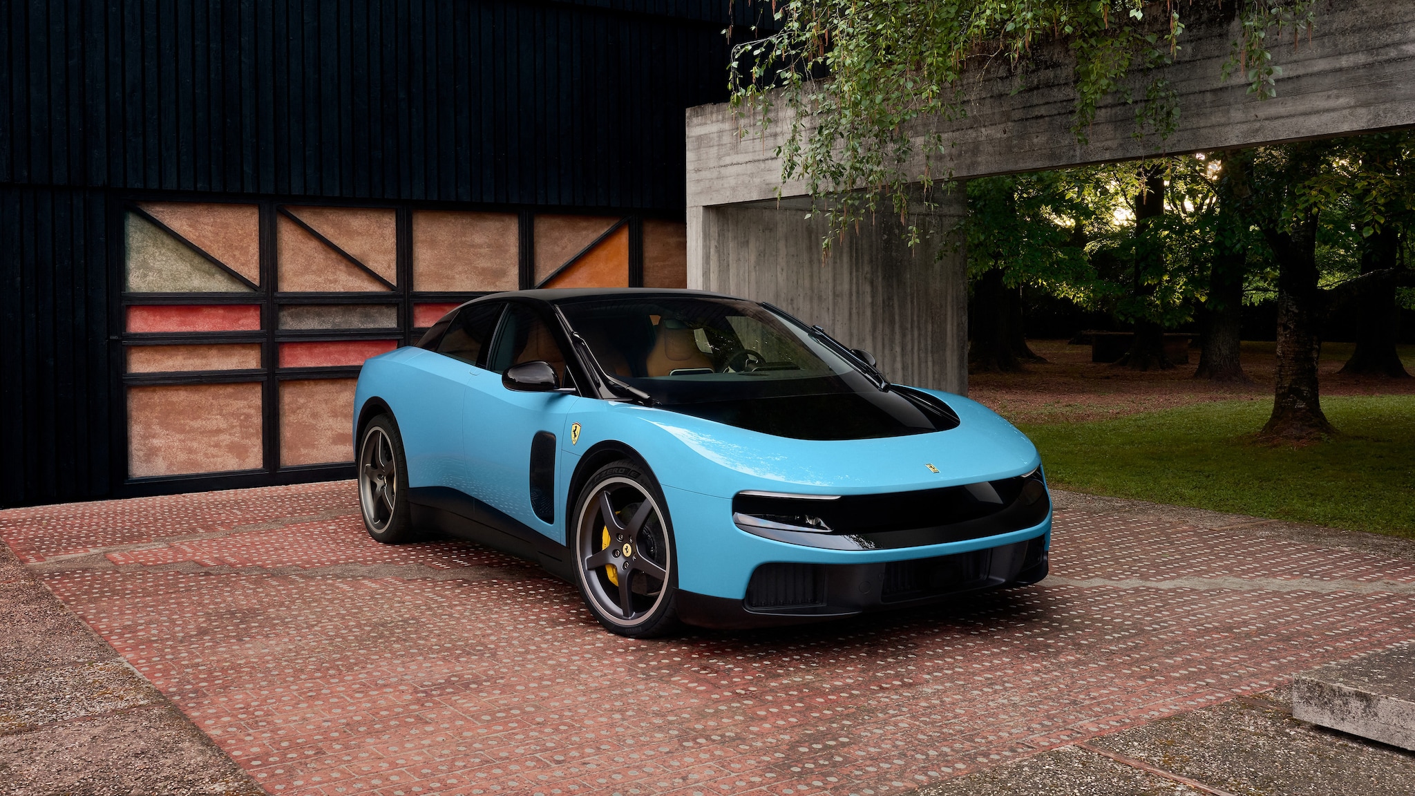 De nieuwe Ferrari 'Luce', Italiaans voor 'licht'.