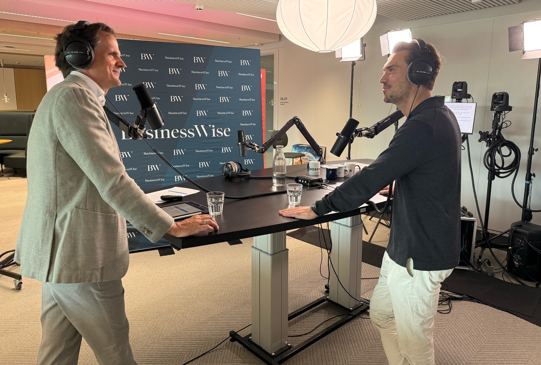Gerben van Driel in gesprek met Bernard Dingemans in Move on Up. BusinessWise