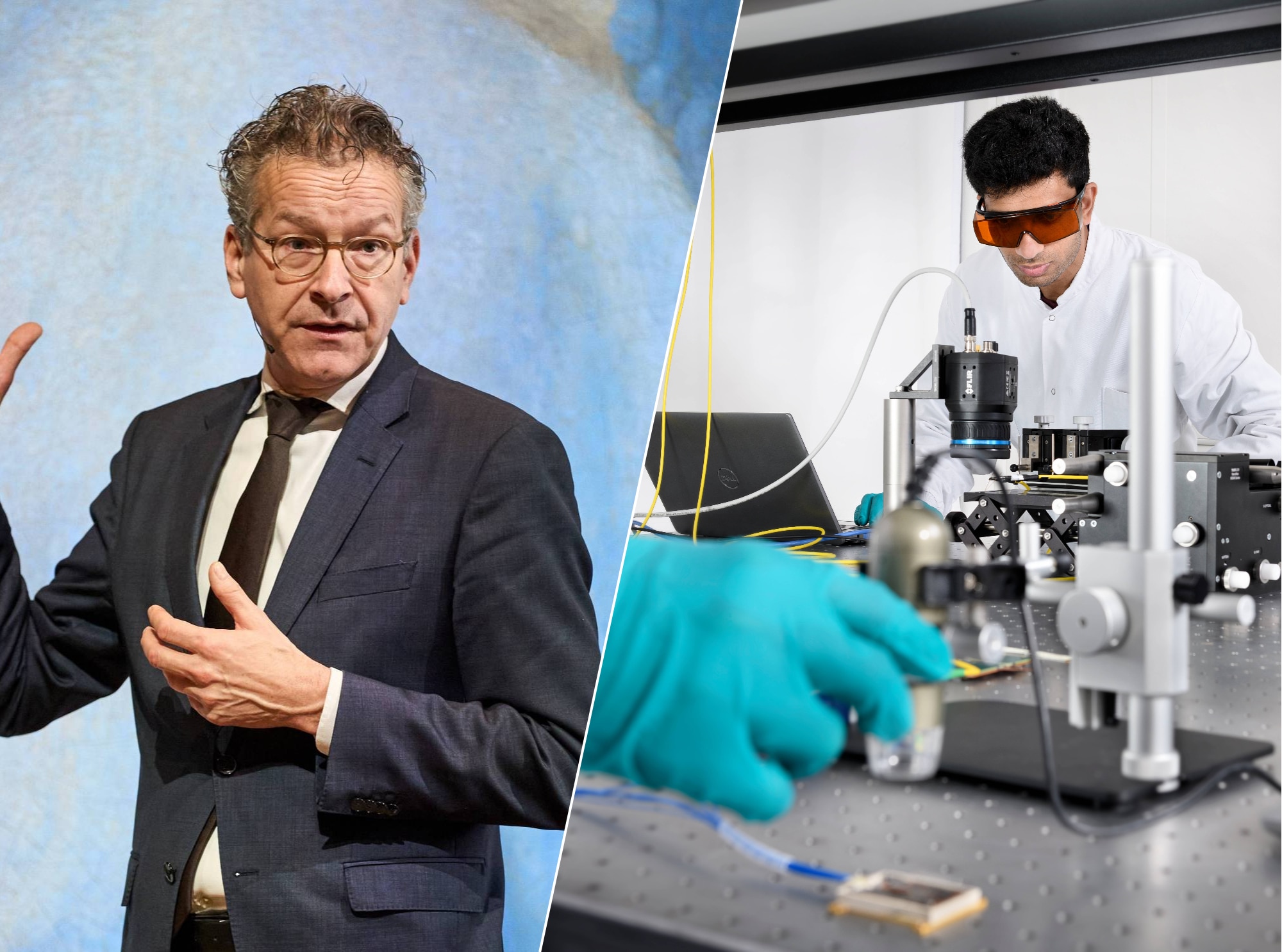 Jeroen Dijsselbloem/Fotonica laboratorium van Holst Centre op de High Tech Campus in Eindhoven.