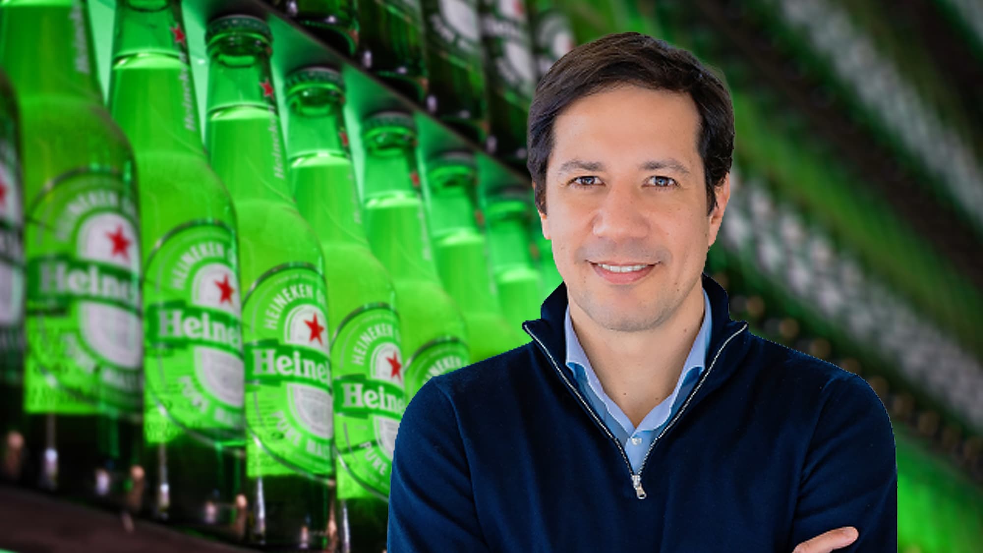 Rafa Oliveira, de nieuwe CEO van Heineken.