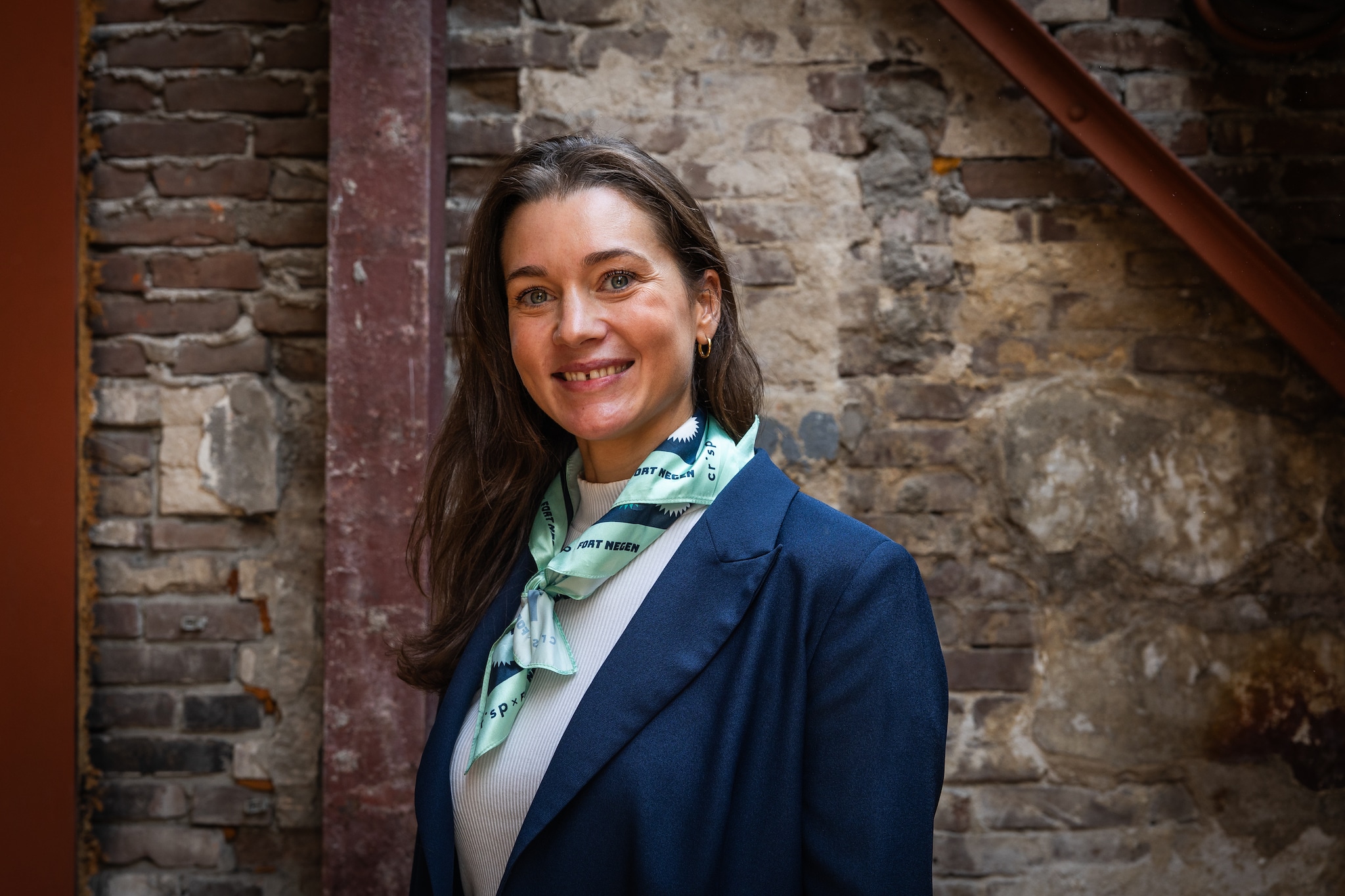 Lisanne de Vries van Crisp tijdens de Nima Marketingdag in De Fabrique in Utrecht.