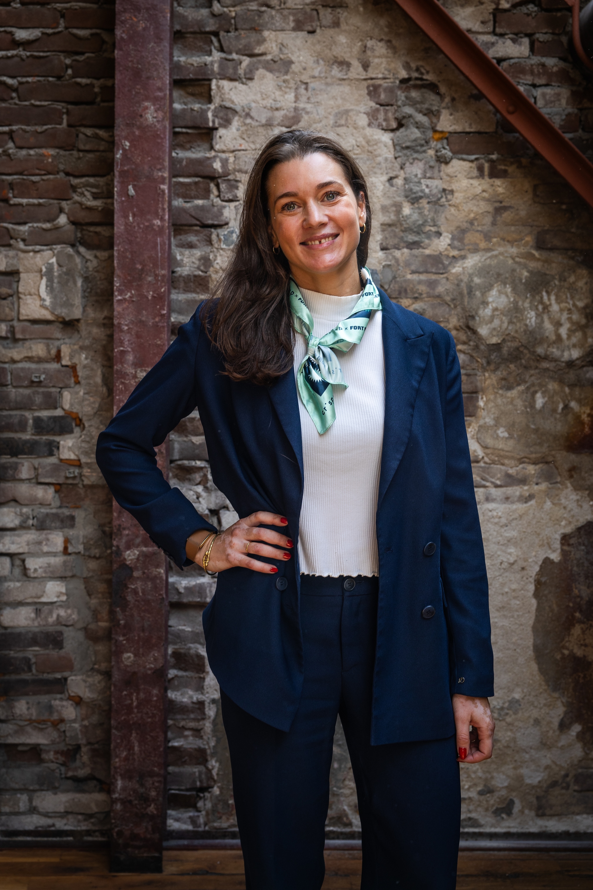 Lisanne de Vries van Crisp tijdens Nima Marketingdag in De Fabrique in Utrecht. Dingena Mol