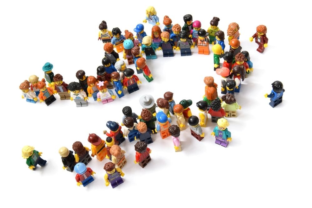 LEGO mini-figures. Shutterstock