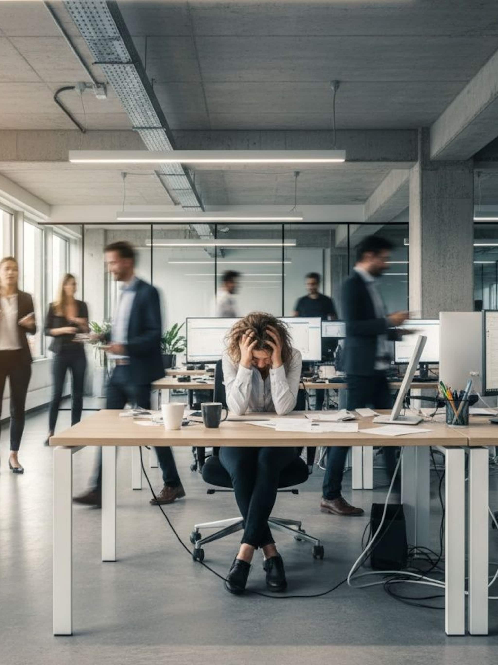 kantoortuin overbelast brein neurowetenschappelijk onderzoek