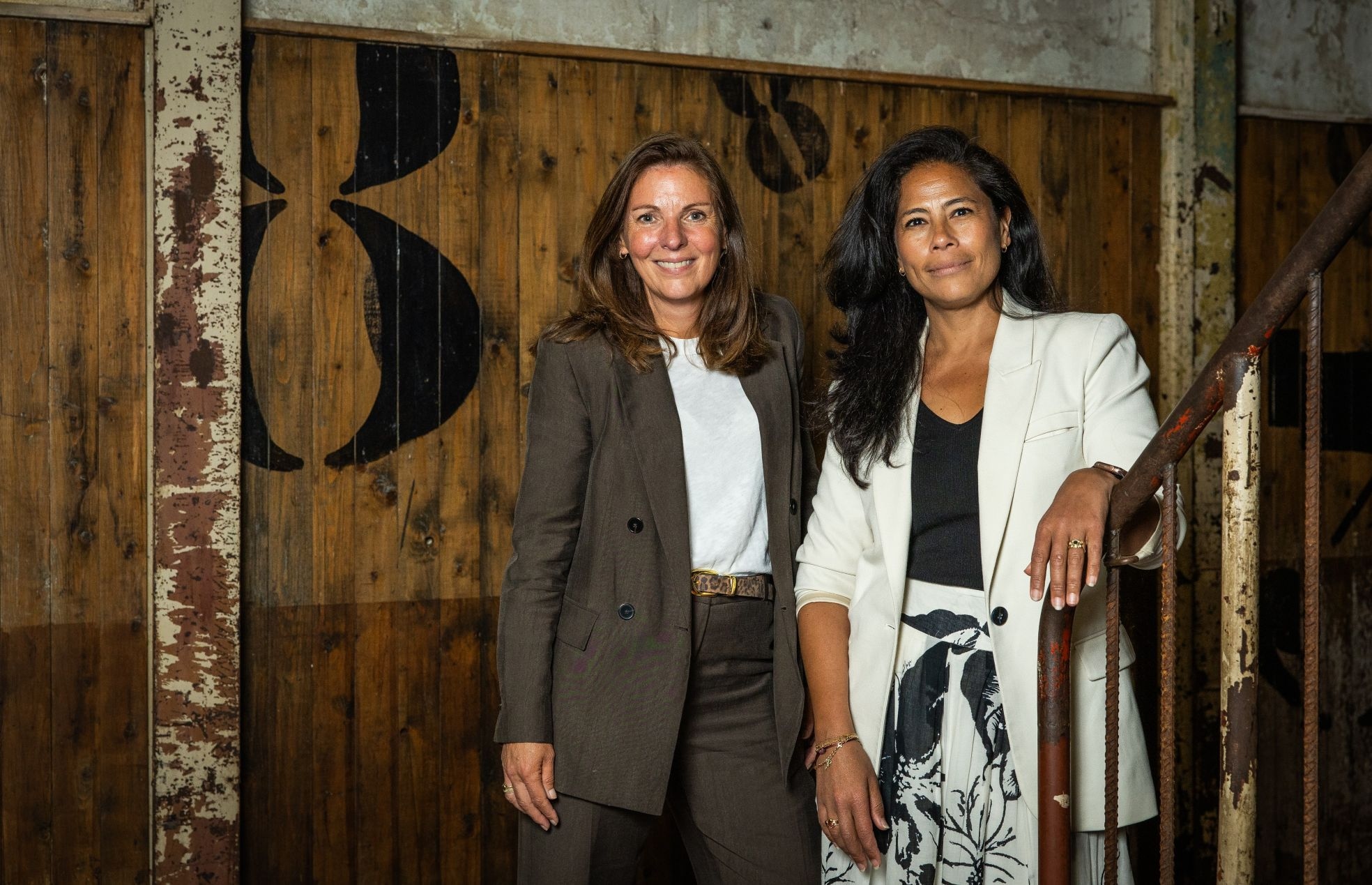 Karlien Serrarens (links) en Patty Nobrega. Foto: Inge Dingena Mol