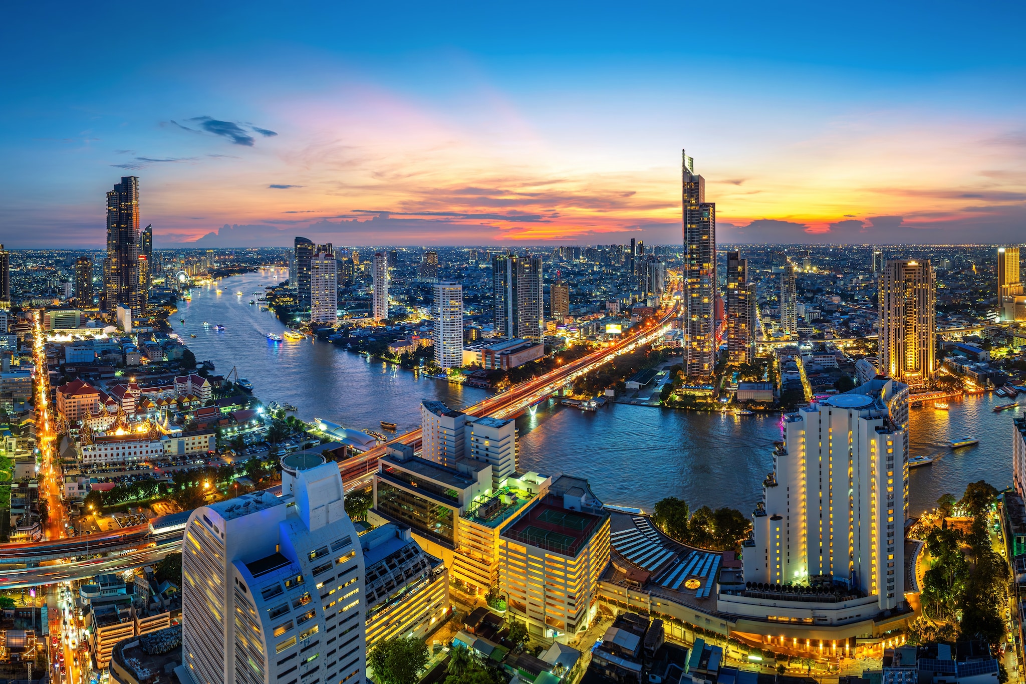Bangkok is een betaalbare en goed bereikbare wereldstad. Shutterstock