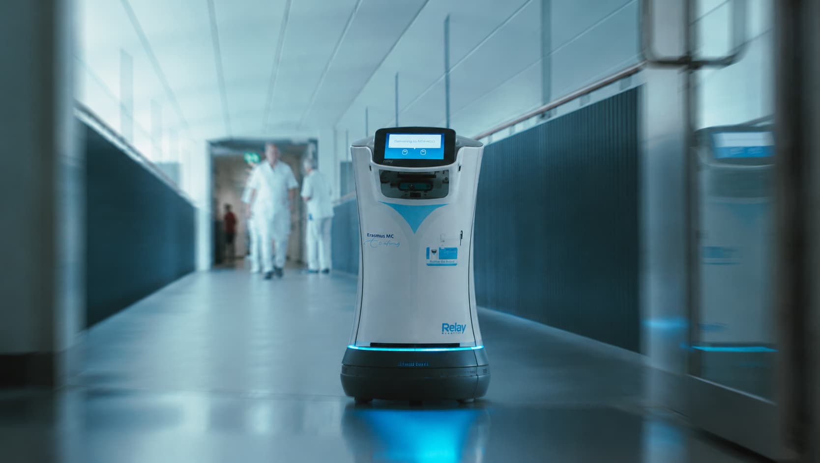 In het Erasmus MC wordt volop geëxperimenteerd met robots.