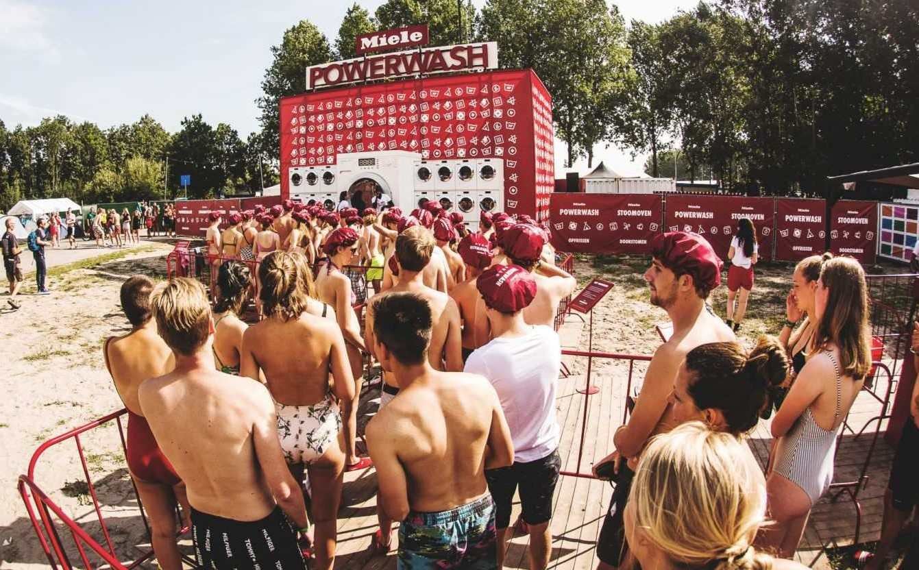 De Miele Powerwash op Lowlands.