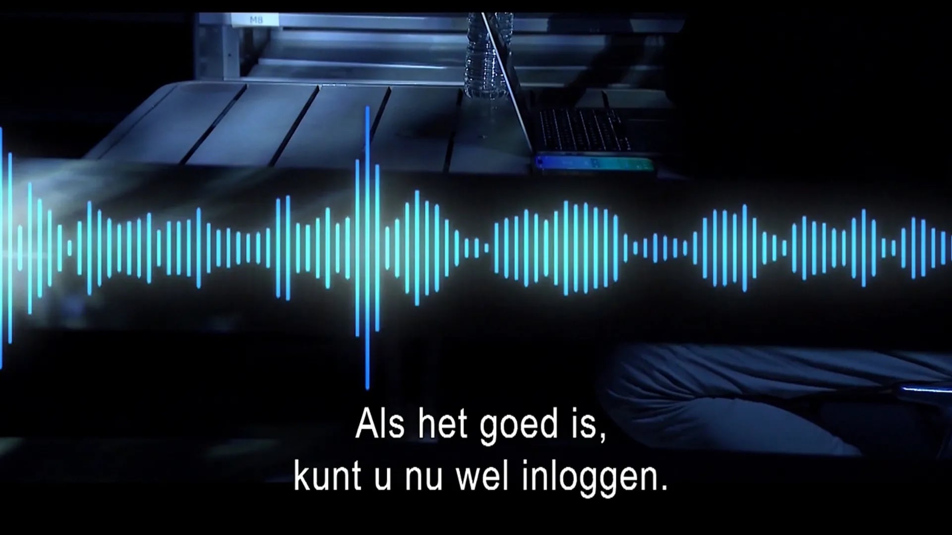 Videostill uit het gepubliceerd gesprek.