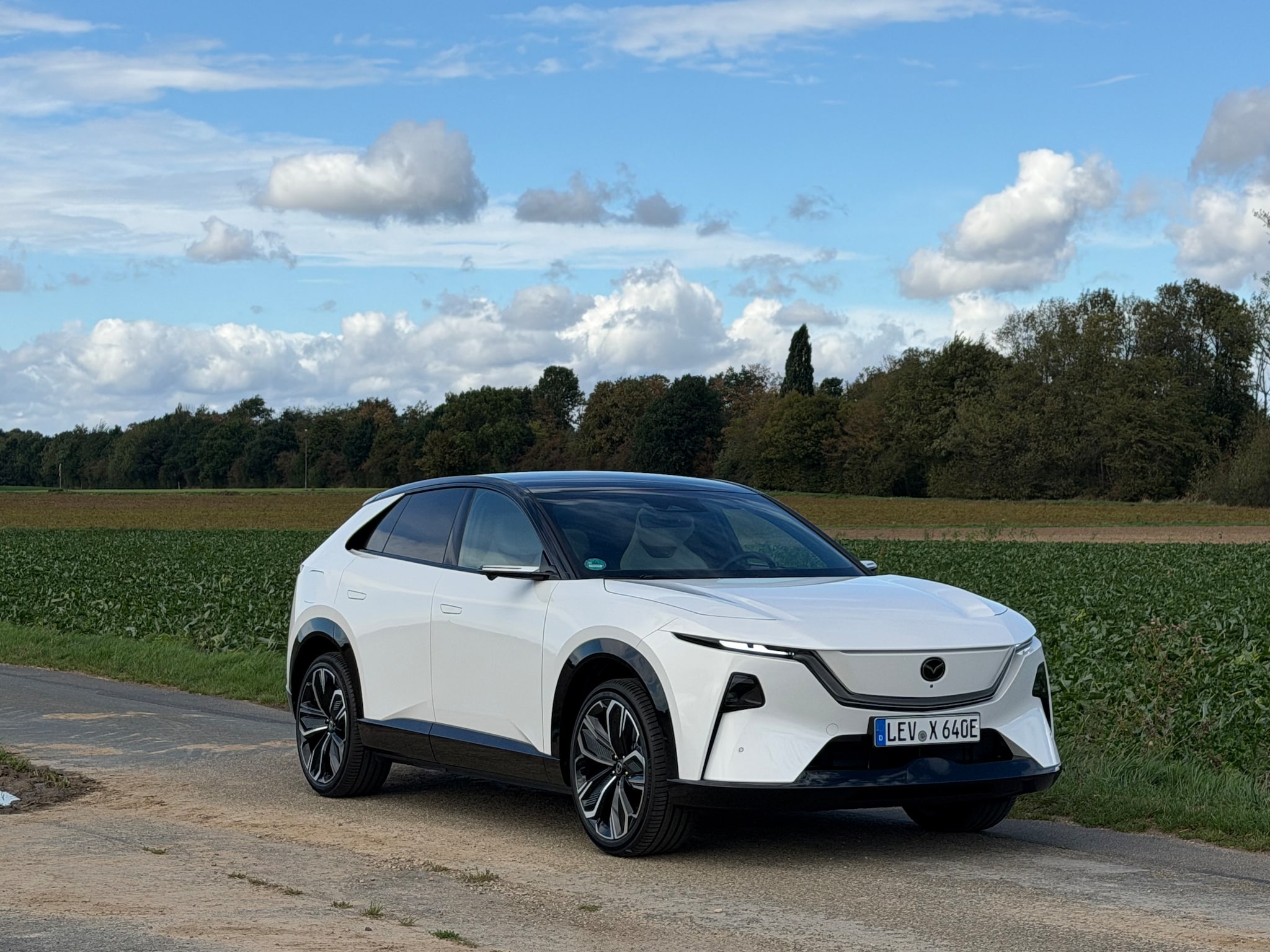 De Mazda CX-6e.