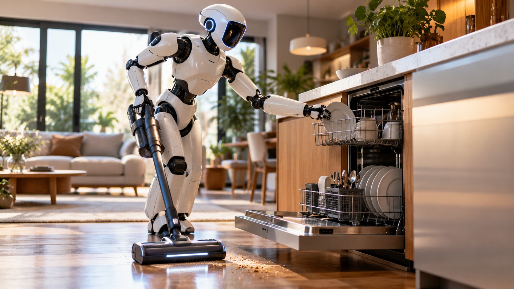 Robots worden steeds belangrijker in het huishouden de komende jaren: Pepijn Kooijmans is er van overtuigd.