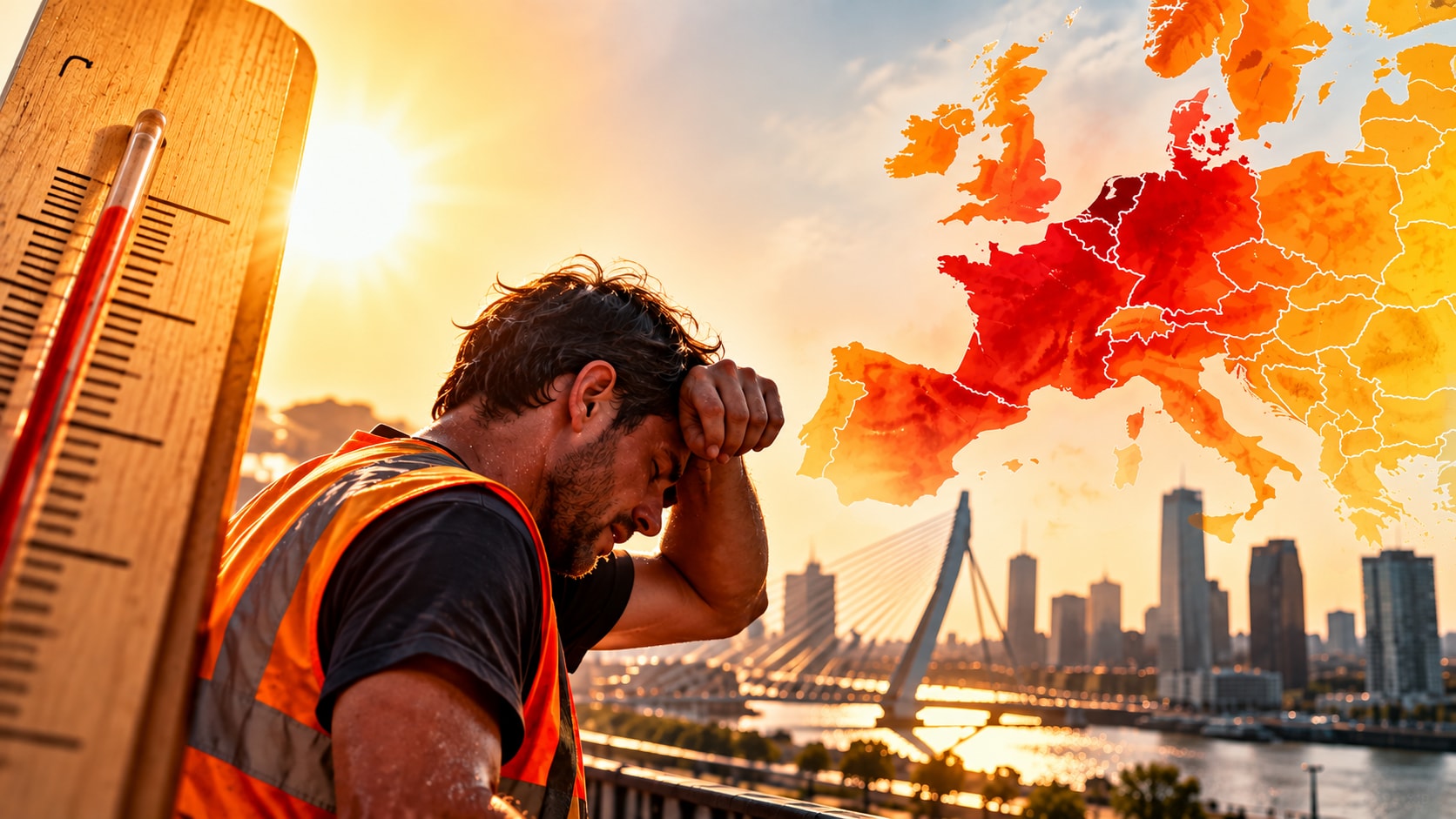 Europese hitte kost €113 miljard, Nederland in top 5 en verliest €9,2 miljard.