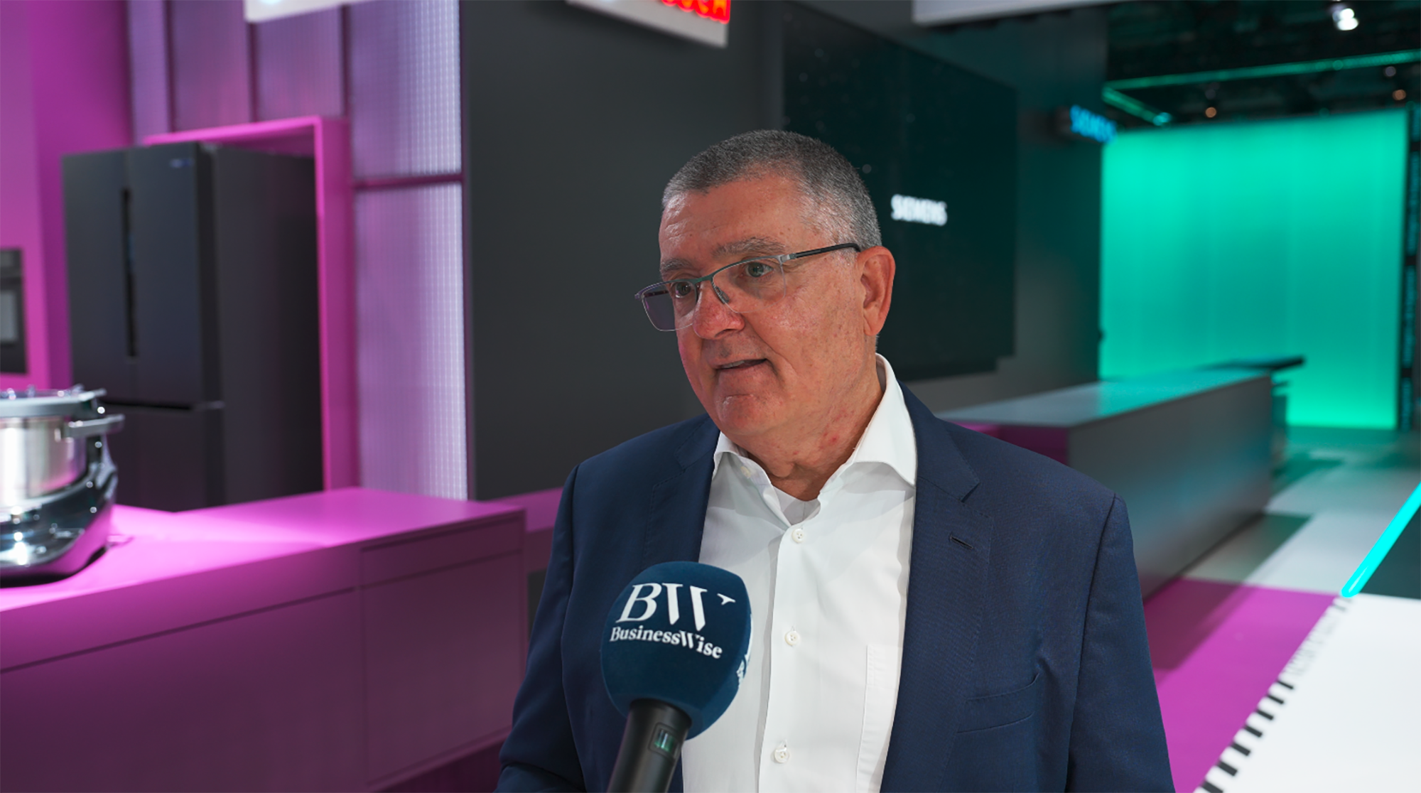 Rudolf Klötscher, CEO van Bosch Siemens Hausgeräte.