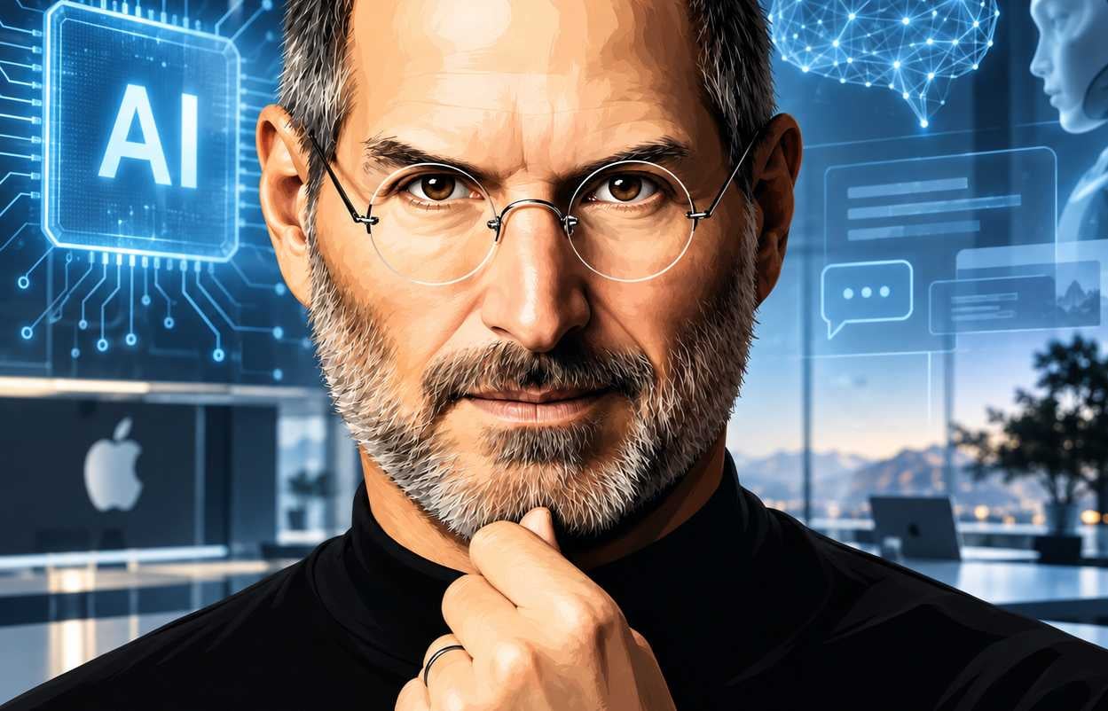 Steve Jobs en AI: welke vragen zou hij in 2026 gesteld hebben?