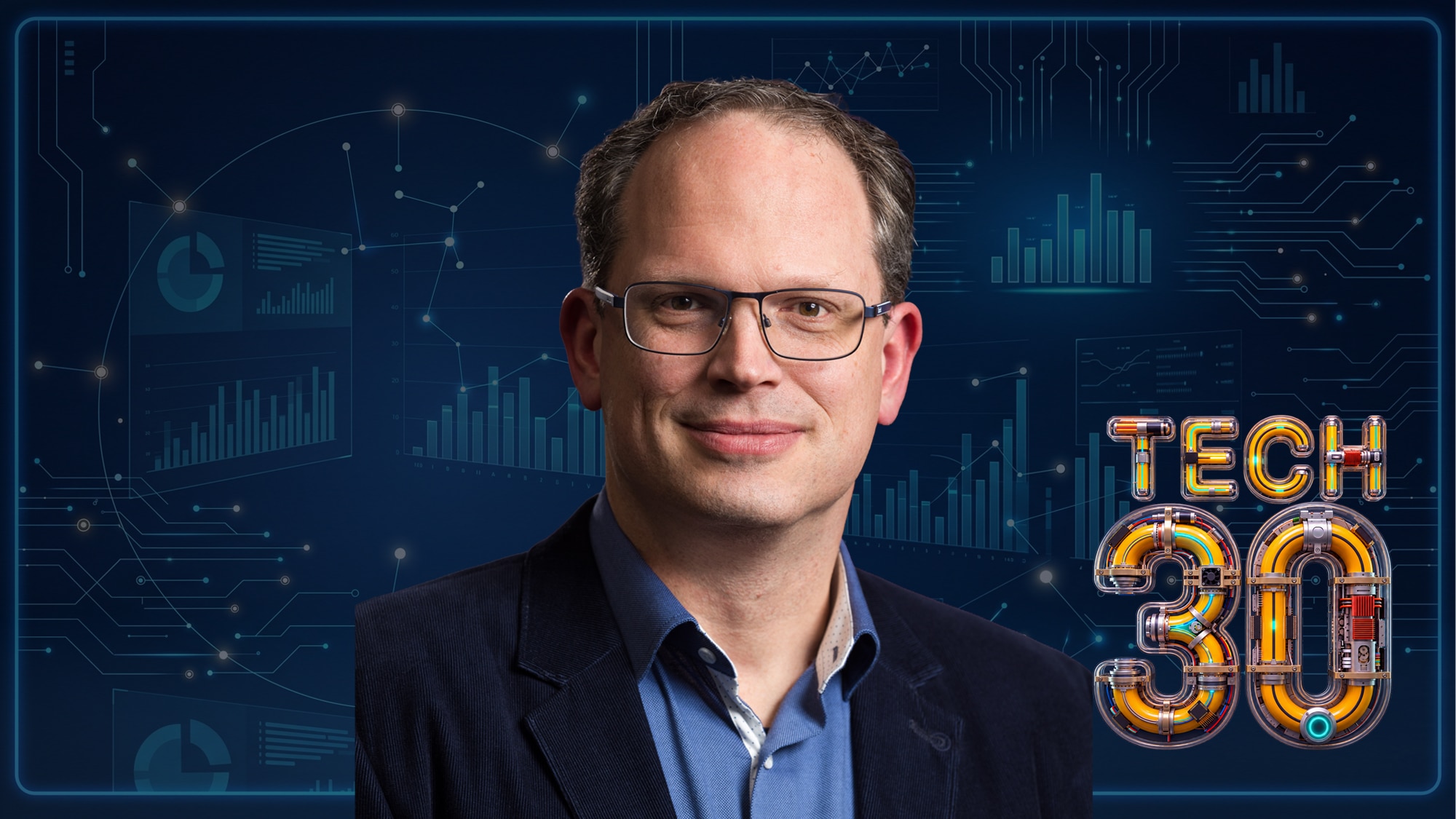 Arne Leinse staat in de BusinessWise Tech30