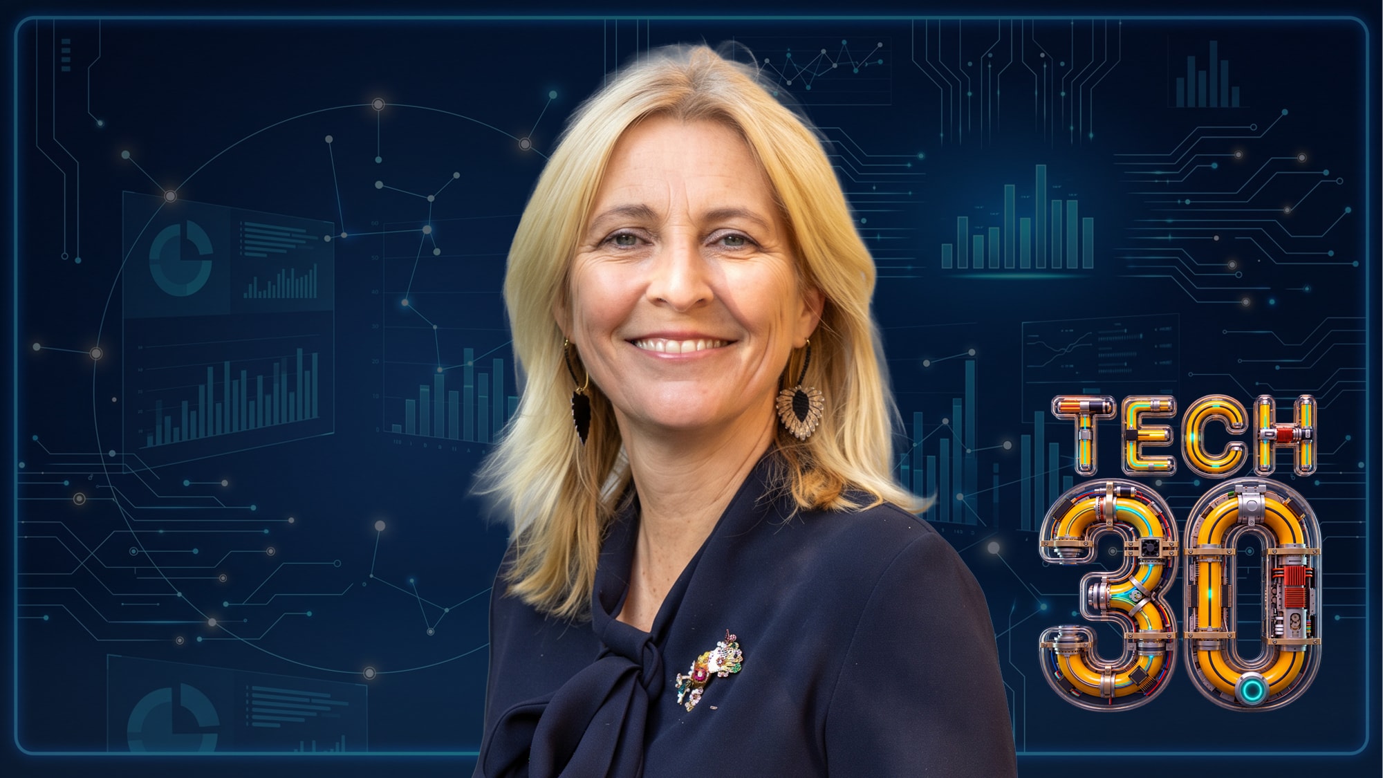 Simone Brummelhuis staat in de Tech30.