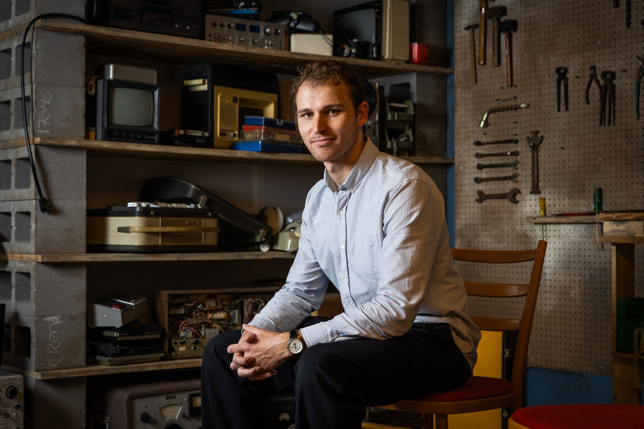 Fabian van de Loosdrecht is AI Strategy Development Lead bij Conclusion.  Foto Dingena Mol