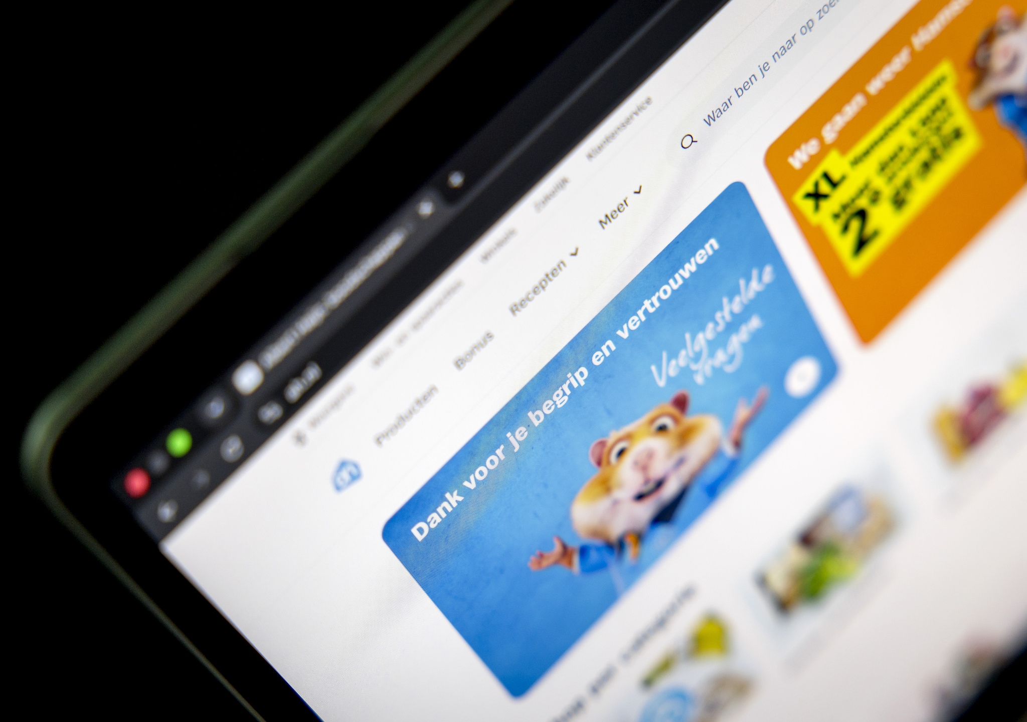 De websites van Ahold Delhaize zijn weer te bezoeken, nadat de sites een week lang onbereikbaar waren door een groot cybersecurity-incident. ANP/Koen van Weel
