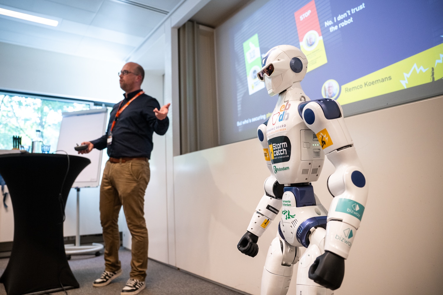 De robot van Remco Koemans (Stormcatch) heeft een digitaal paspoort Igor Vermeer