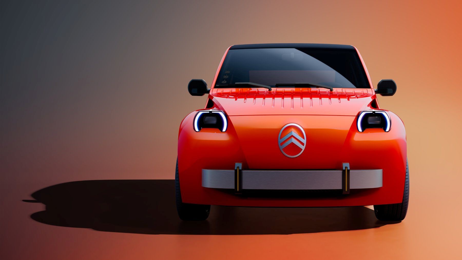De 2CV Concept 2028, 100% elektrisch. Stellantis