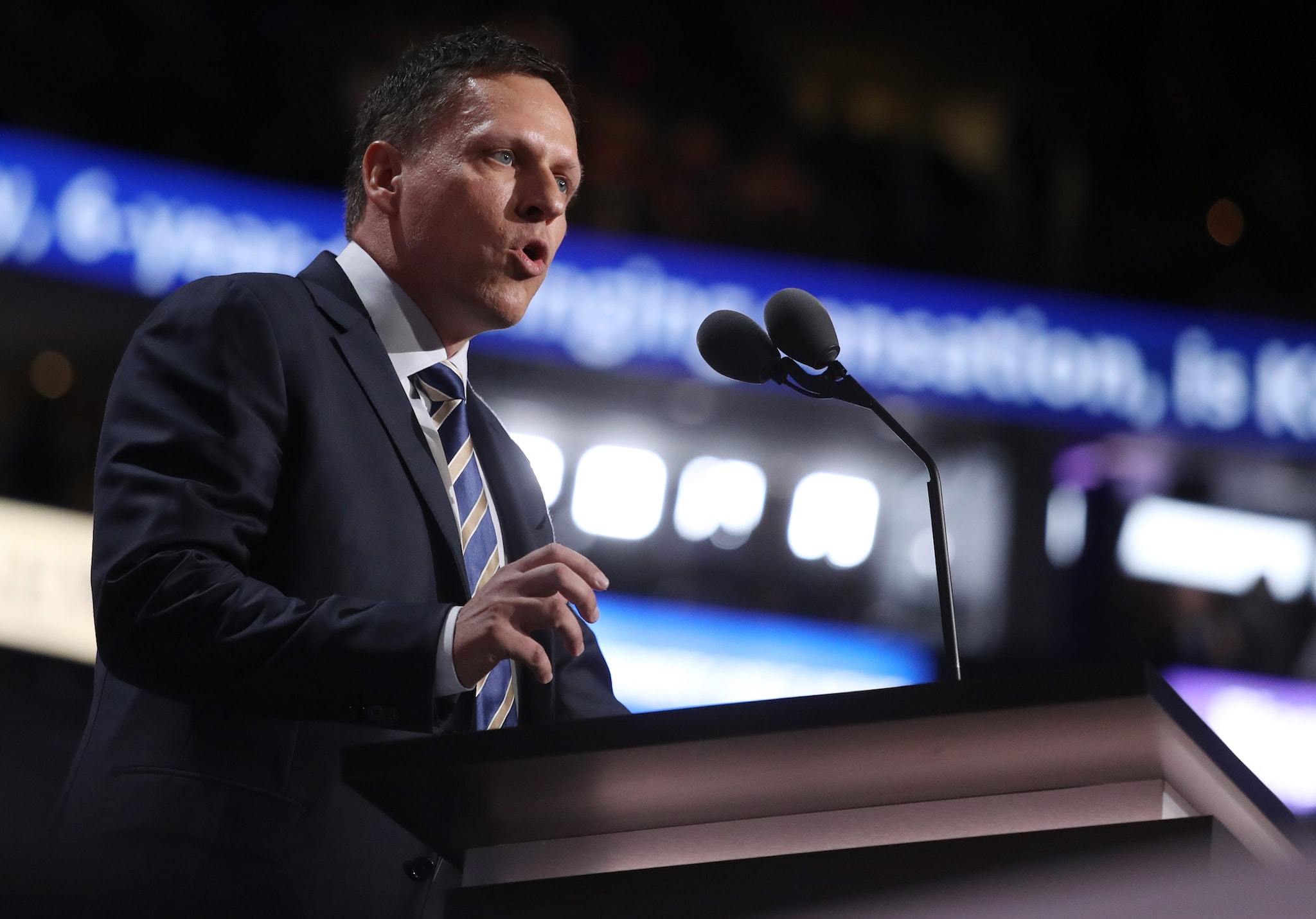 Peter Thiel in 2016. Foto:  EPA/Andrew Gombert Peter Thiel in 2016. Foto:  Epa/Andrew Gombert